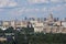 Moscow panoramic view from the top