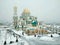 Moscow region, Istra - 03.01.2023. Resurrection New Jerusalem Stavropol Monastery