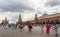 Moscow, Russia - 07.30.2023 - Red square and Lenins mausoleum. Landmarks