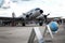 Moscow, Russia, 08/30/2015: Military equipment at the Max air show. Fighters