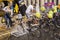 Moscow. Russia. 19 may 2019. Moscow Cycling festival 2019. Bikes wash by Karcher during the Moscow festival