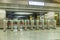 Moscow, Russia, 27/02/2020: A number of modern turnstiles in the Moscow metro