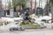 Moscow, Russia. 3 March 2017: Novodevichy Cemetery, the most famous cemetery in Moscow, Russia.