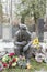 Moscow, Russia. 3 March 2017: Novodevichy Cemetery, the most famous cemetery in Moscow, Russia.