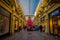 MOSCOW, RUSSIA- APRIL, 24, 2018: Interior and hallways of Gum department store in the Kitai-gorod facing Red Square, the