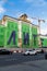 MOSCOW, RUSSIA - APRIL 30, 2018: View of the historical building of the Polytechnic Museum, which is under restoration.