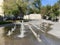 Moscow, Russia, August, 29, 2019. Fountain in the Park `Gorka` Hill in the Big Spasoglinishchevsky lane in the summer