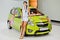 MOSCOW, RUSSIA - Chevrolet Spark Smeiliner