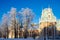 MOSCOW, RUSSIA - December, 2018: Grand Palace in Tsaritsyno in winter day