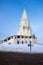 MOSCOW, RUSSIA - December, 2018: Winter day in the Kolomenskoye estate. Church Of The Ascension