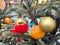 Moscow, Russia, February, 11, 2024.Chinese New Year in Moscow in 2024. Red lanterns, oranges