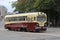 Moscow, Russia - July 13, 2019: MTÐ’-82 retro tram at the Tram Parade in Moscow