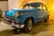 MOSCOW, RUSSIA - JULY 31, 2014: Moskvich-410N made in USSR 1960s four wheel drive compact car