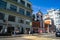 Moscow, Russia, June, 20.2017: View of the historical Maroseyka street near the metro station Kitay-gorod.