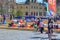 Moscow, Russia - June 3, 2018: Book festival Red square 2018. Open russian book fair on Red square in Moscow