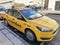 Moscow, Russia, March, 15, 2022. Yellow taxi `City-Mobile` in Moscow