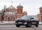 moscow, russia - march 18, 2020: side view of new chineese urban family SUV chery tiggo 8 plus in city parking.