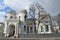 Moscow, Russia, March, 20, 2016, people walking near the mansion Arseniy Morozov (now the House of receptions of th