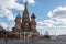 MOSCOW, RUSSIA - March 23, 2017: Saint Basil`s Cathedral in Moscow