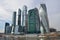 Moscow, Russia, March, 28, 2016. Russian scene: International Business Centre `Moscow-City`