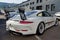 Moscow, Russia - May 05, 2019: White Porsche 911 GT3 RS Cup parked on the street. Super tuned and full modified racing car. Right