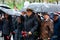 MOSCOW, RUSSIA - MAY 08, 2017: Moscow major SERGEY SOBYANIN and deputies of the MOSCOW CITY DUMA laid a wreath at the Tomb of the