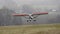 MOSCOW, RUSSIA, May 12, 2018: Small airplane for chemical field processing work