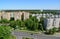 Moscow, Russia - May 13.2016.Top view of Solnechnaya alley in Zelenograd