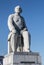 Moscow, Russia - May 31, 2016: Monument to the Statue of Konstantin Tsiolkovsky, the precursor astronautics