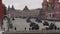 MOSCOW, RUSSIA - MAY 9, 2017: Military vehicles moving during the Parade on Victory Day on Vasilevsky Descent