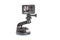 Moscow, russia - Novemner 11, 2020: new flagship action camera gopro hero 9 black on original accessory mount tripod. isolated on