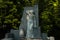 Moscow, Russia/Novodevichy cemetery - white marble statue