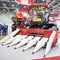 Moscow , RUSSIA - October 07, 2020: Grain maize header and combine harvester machinery at exhibition