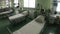 Moscow. Russia-October 2020: A hospital room with empty beds in a clinic or hospital.