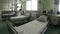 Moscow. Russia-October 2020: A hospital room with empty beds in a clinic or hospital.