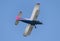 Moscow Russia Zhukovsky Airfield 31 August 2019: Demonstration flight of a modernized Antonov An-2 with TPE331-12 Honeywell engine