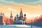 Moscow\\\'s Majesty: From Golden Domes to Urban Pulse