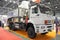 MOSCOW, SEP, 5, 2017: Kamaz truck with equipment for mining, oil and gas industries on exhibition Mining World 2018. Special equip