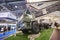 MOSCOW, SEP, 5, 2017: Powerful green Kamaz heavy mud truck exhibit on Commercial Transport Exhibition ComTrans-2017. Russian speci