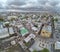 Moscow. St. Clement`s Church. Orthodox Church in honor of St. Clement. Aerial panoramic view