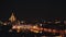 Moscow State University tower scenic timelapse night view of Moscow