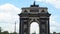 The Moscow Triumphal Gates is a triumphal arch in Moscow