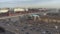 Moscow view. Kremlin, Golden dome churches, Moscow river. Panoramic up view