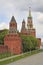 Moscow, view of the Kremlin from Vasilevsky descent