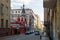 Moscow, View of the Temple of the Resurrection in Filippovsky Lane on a spring day