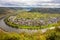 Moselle landscape and the wine village Ernst Rheinland Pfalz Ge