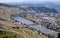 Moselle riverbend at Piesport, Germany