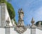 Moses Statue at Five Senses Stairway at Sanctuary of Bom Jesus do Monte - Braga, Portugal