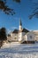 Moskenes Church during winter. Lofoten, Norway