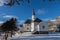 Moskenes Church in winter season. Lofoten, Norway